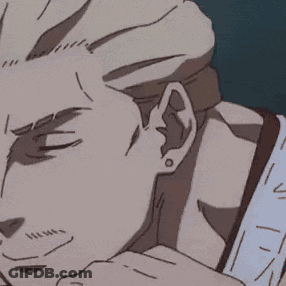 A Close Up Of A Cartoon Character 'S Face With A Smile On His Face GIF