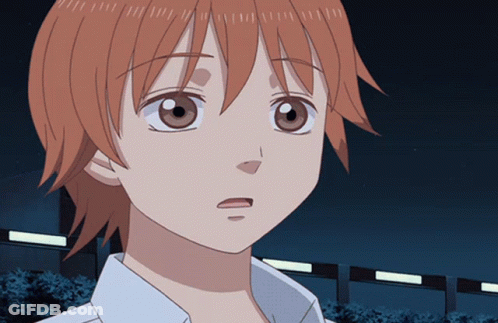 Close Up Of Surprised Cartoon Character Face GIF
