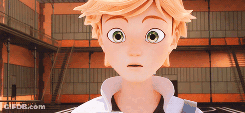 A Close Up Of A Cartoon Character 'S Face With A Surprised Look On His Face GIF