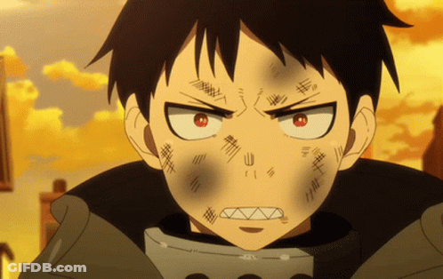A Close Up Of A Cartoon Character 'S Face With A Very Angry Look On His Face GIF