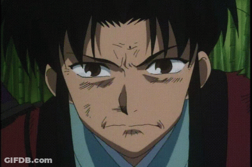 A Close Up Of A Cartoon Character 'S Face With A Very Angry Look On His Face GIF