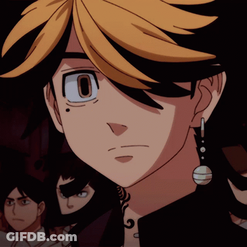 A Close Up Of A Cartoon Character 'S Face With A White Eye GIF