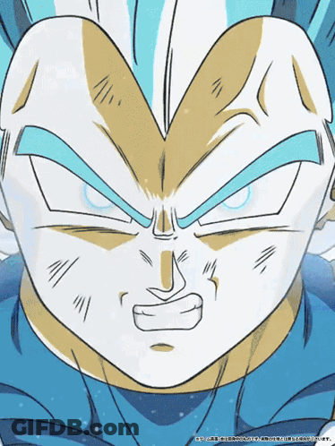 A Close Up Of A Cartoon Character 'S Face With Chinese Writing On The Bottom Right GIF