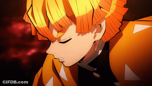 A Close Up Of A Cartoon Character 'S Face With His Eyes Closed GIF