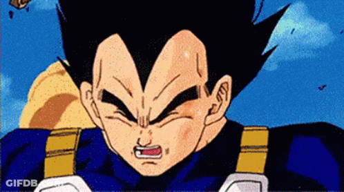 A Close Up Of A Cartoon Character 'S Face With His Mouth Open . GIF