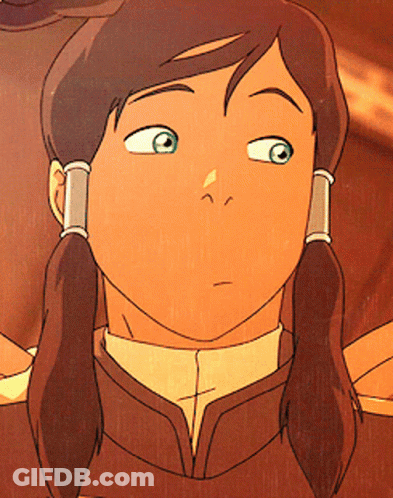 A Close Up Of A Cartoon Character 'S Face With Ponytails GIF