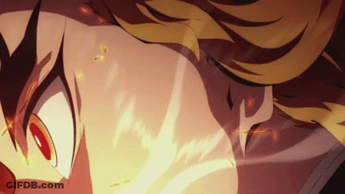 A Close Up Of A Cartoon Character 'S Face With Red Eyes GIF