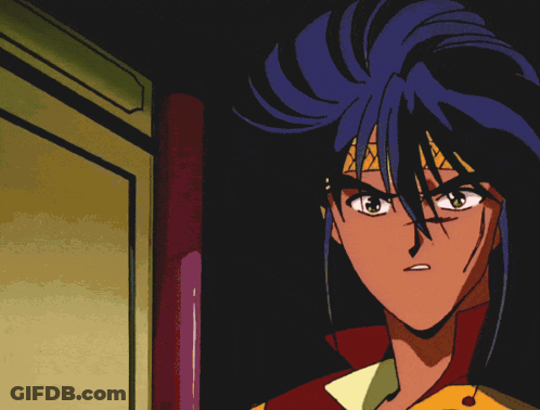 A Close Up Of A Cartoon Character 'S Face With Red Hair GIF