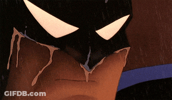 A Close Up Of A Cartoon Character 'S Face With Tears Running Down His Face GIF