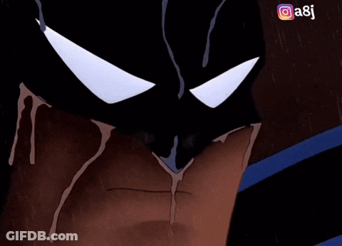 A Close Up Of A Cartoon Character 'S Face With The Caption A8j On The Bottom GIF