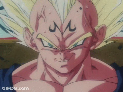 A Close Up Of A Cartoon Character 'S Face With The Letter V On His Forehead GIF
