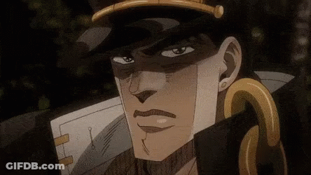 A Close Up Of A Cartoon Character 'S Face With The Words `` Good Grief '' . GIF