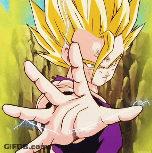 A Close Up Of A Cartoon Character 'S Hand With A Lightning Bolt Coming From It GIF