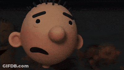 A Close Up Of A Cartoon Character 'S Head With Spikes GIF