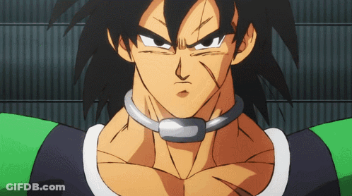A Close Up Of A Cartoon Character Wearing A Collar GIF