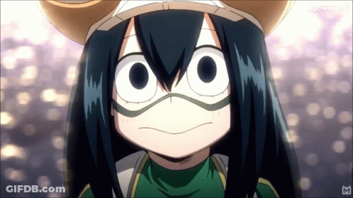 A Close Up Of A Cartoon Character Wearing A Hat And A Green Shirt . GIF