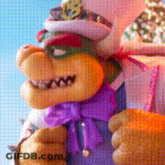A Close Up Of A Cartoon Character Wearing A Hat And Tie GIF