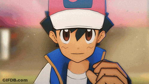 A Close Up Of A Cartoon Character Wearing A Hat With The Letter S On It GIF