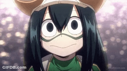 A Close Up Of A Cartoon Character Wearing A Mask And A Hat . GIF