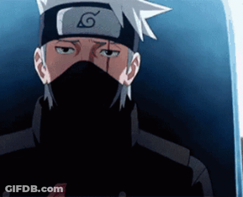 A Close Up Of A Cartoon Character Wearing A Mask And A Headband With The Letter G On It . GIF