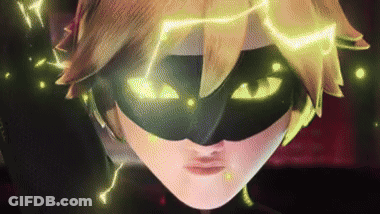 A Close Up Of A Cartoon Character Wearing A Mask With Lightning Coming Out Of His Eyes . GIF