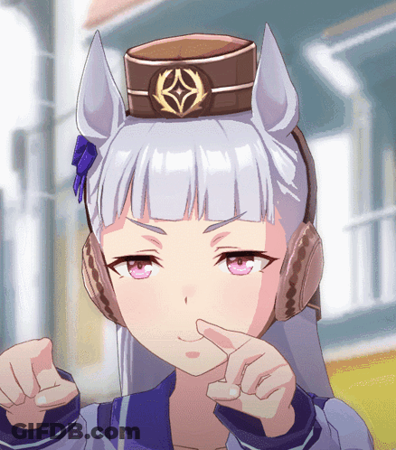 A Close Up Of A Cartoon Character Wearing Headphones GIF