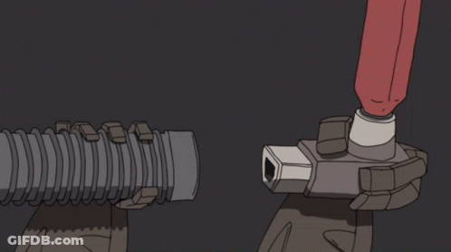 A Close Up Of A Cartoon Character With A Beard GIF