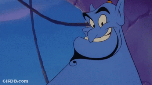 A Close Up Of A Cartoon Character With A Big Smile GIF