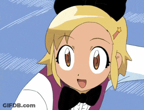 A Close Up Of A Cartoon Character With A Bow Tie GIF