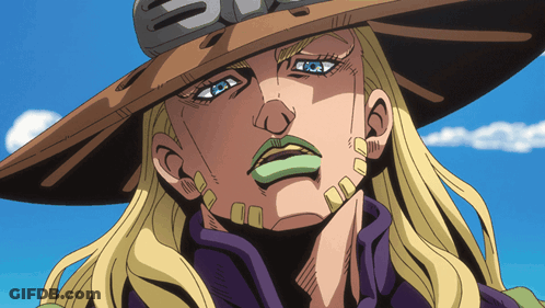 A Close Up Of A Cartoon Character With A Cowboy Hat GIF