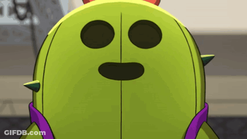 A Close Up Of A Cartoon Character With A Face GIF
