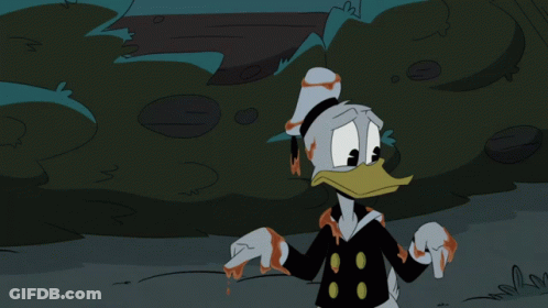 A Close Up Of A Cartoon Character With A Hat On GIF