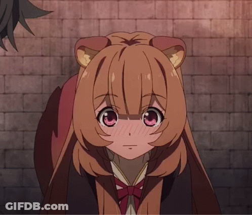 A Close Up Of A Cartoon Character With A Lion 'S Ears GIF