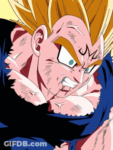 A Close Up Of A Cartoon Character With A M On His Face GIF