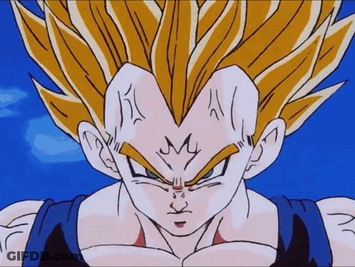 A Close Up Of A Cartoon Character With A M On His Forehead GIF