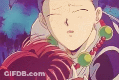 A Close Up Of A Cartoon Character With A Necklace Of Beads GIF