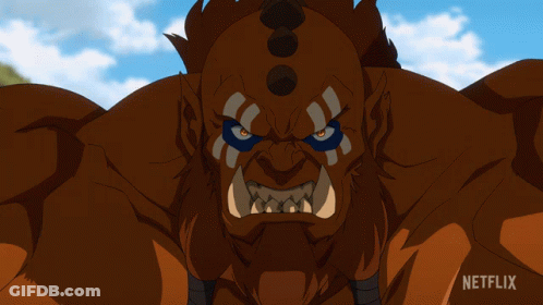 A Close Up Of A Cartoon Character With A Netflix Logo On The Bottom GIF