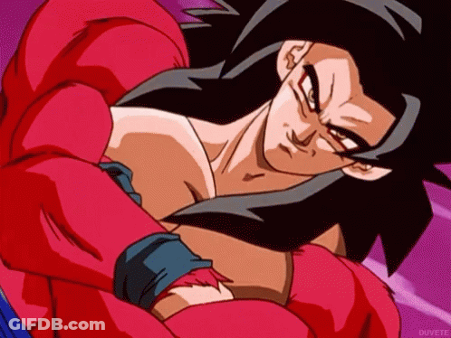 A Close Up Of A Cartoon Character With A Red Shirt On GIF