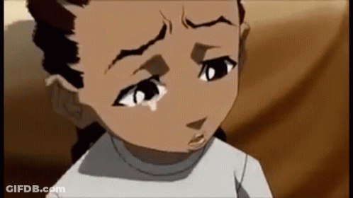 A Close Up Of A Cartoon Character With A Sad Look On His Face GIF