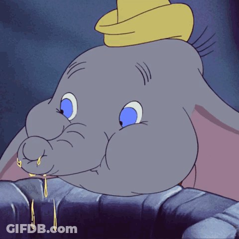 A Close Up Of A Cartoon Character With A Sad Look On Its Face GIF