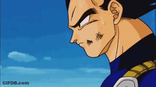 A Close Up Of A Cartoon Character With A Scratch On His Face . GIF