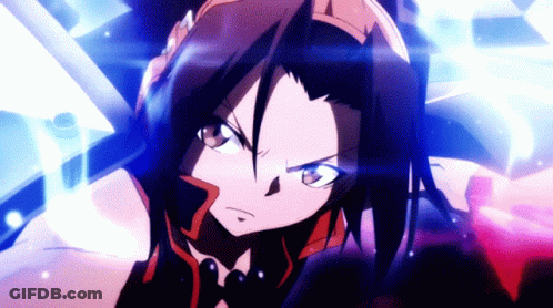 A Close Up Of A Cartoon Character With A Serious Look On Her Face GIF