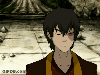 A Close Up Of A Cartoon Character With A Serious Look On His Face GIF
