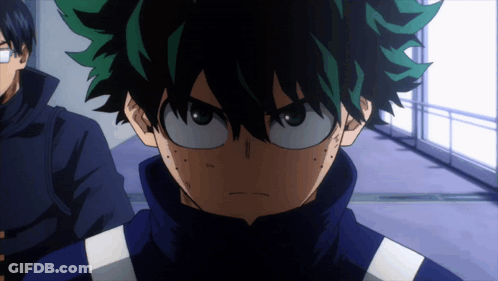 A Close Up Of A Cartoon Character With A Serious Look On His Face GIF