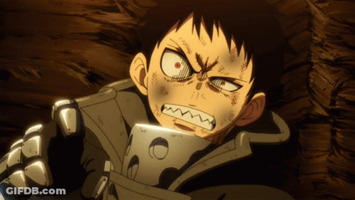 A Close Up Of A Cartoon Character With A Skull On His Chest GIF