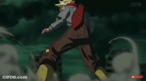 A Close Up Of A Cartoon Character With A Subscribe Button GIF