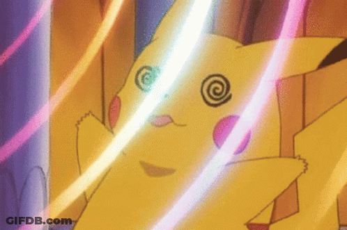 A Close Up Of A Cartoon Character With A Swirl In His Eyes And A Swirl In His Eyes . GIF