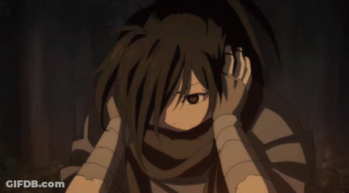A Close Up Of A Cartoon Character With A Sword GIF