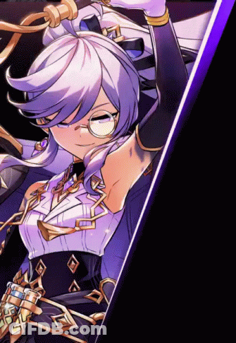 A Close Up Of A Cartoon Character With A Sword GIF