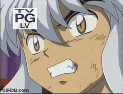 A Close Up Of A Cartoon Character With A Tv Pg Lv Logo Above His Head GIF